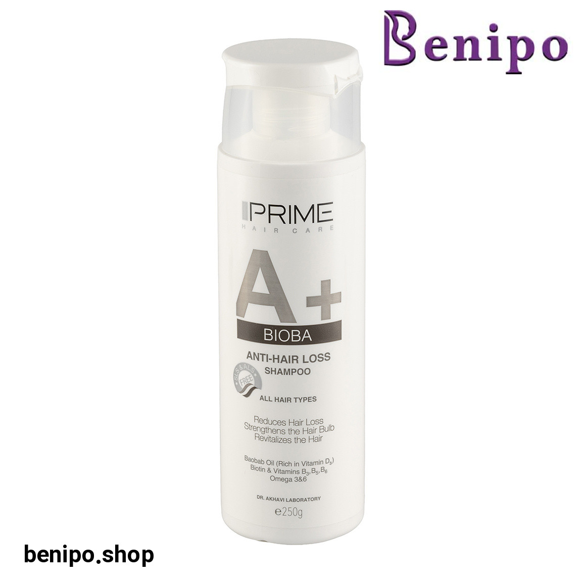 شامپو ضد ریزش و تقویت کننده  بیوبا ای پلاس