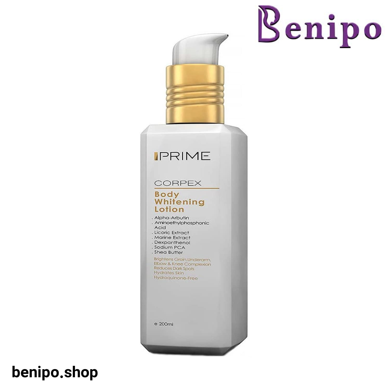 لوسیون روشن کننده بدن پریم