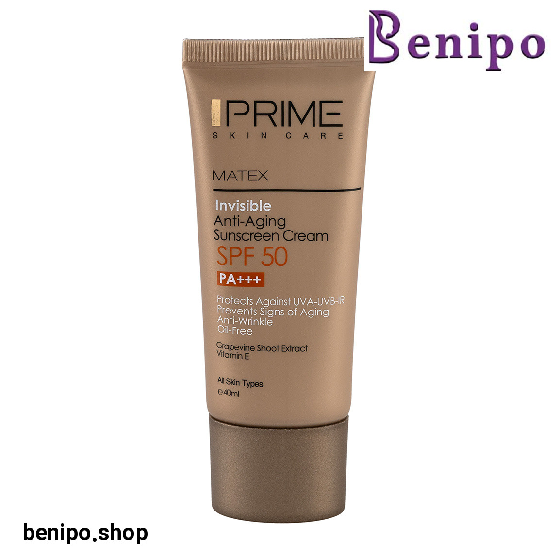 کرم ضد آفتاب بی رنگ مدل Rejuvenating با SPF50 حجم 40 میلی لیتر