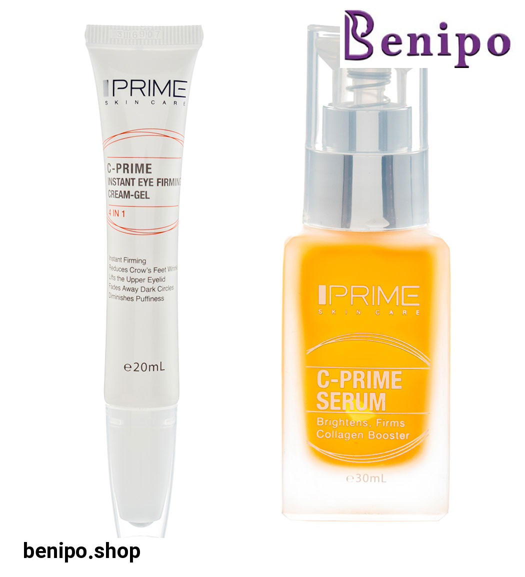 پک ژل کرم دور چشم ویتامین سی و سرم ویتامین سی