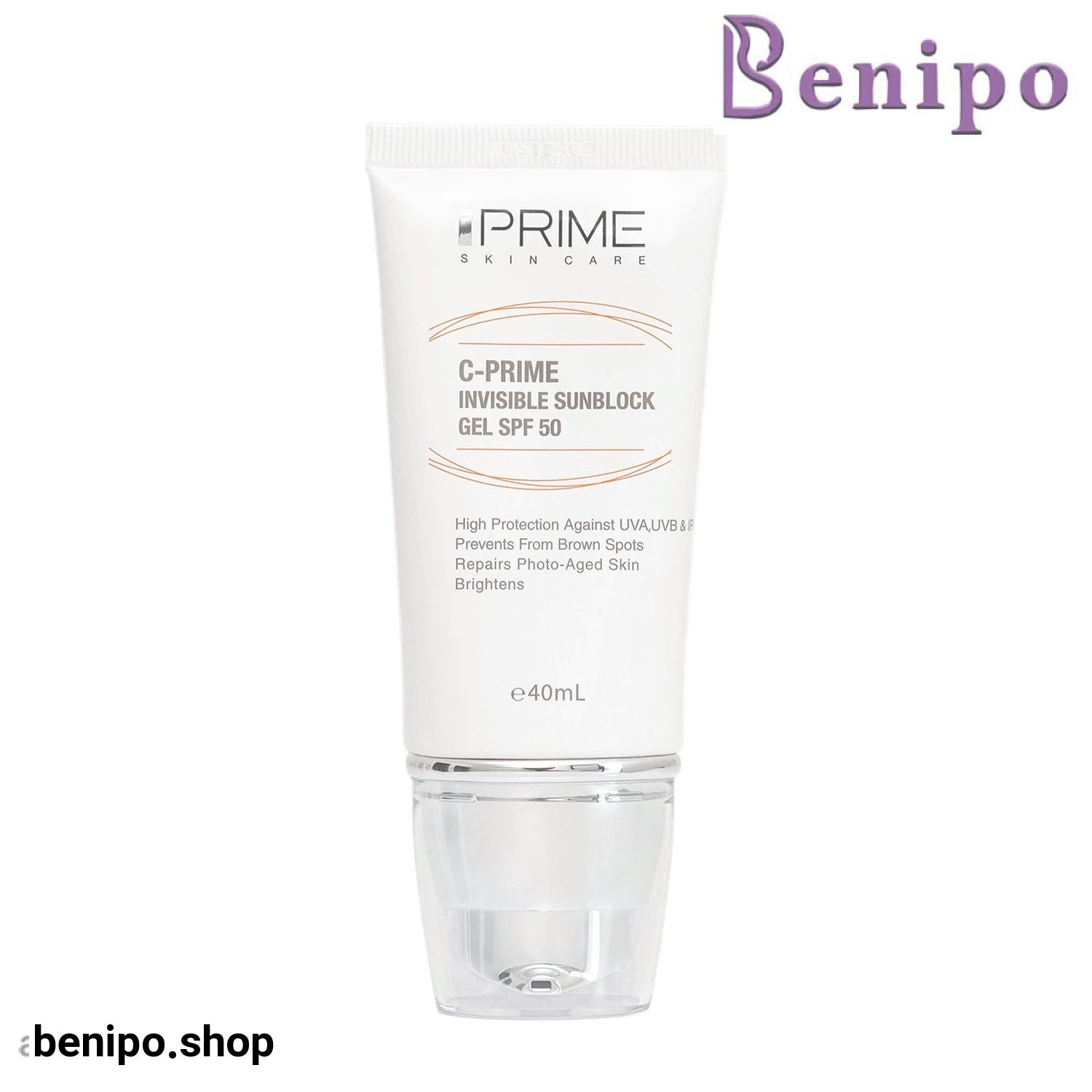 ژل ضد آفتاب حاوی ویتامین C پریم