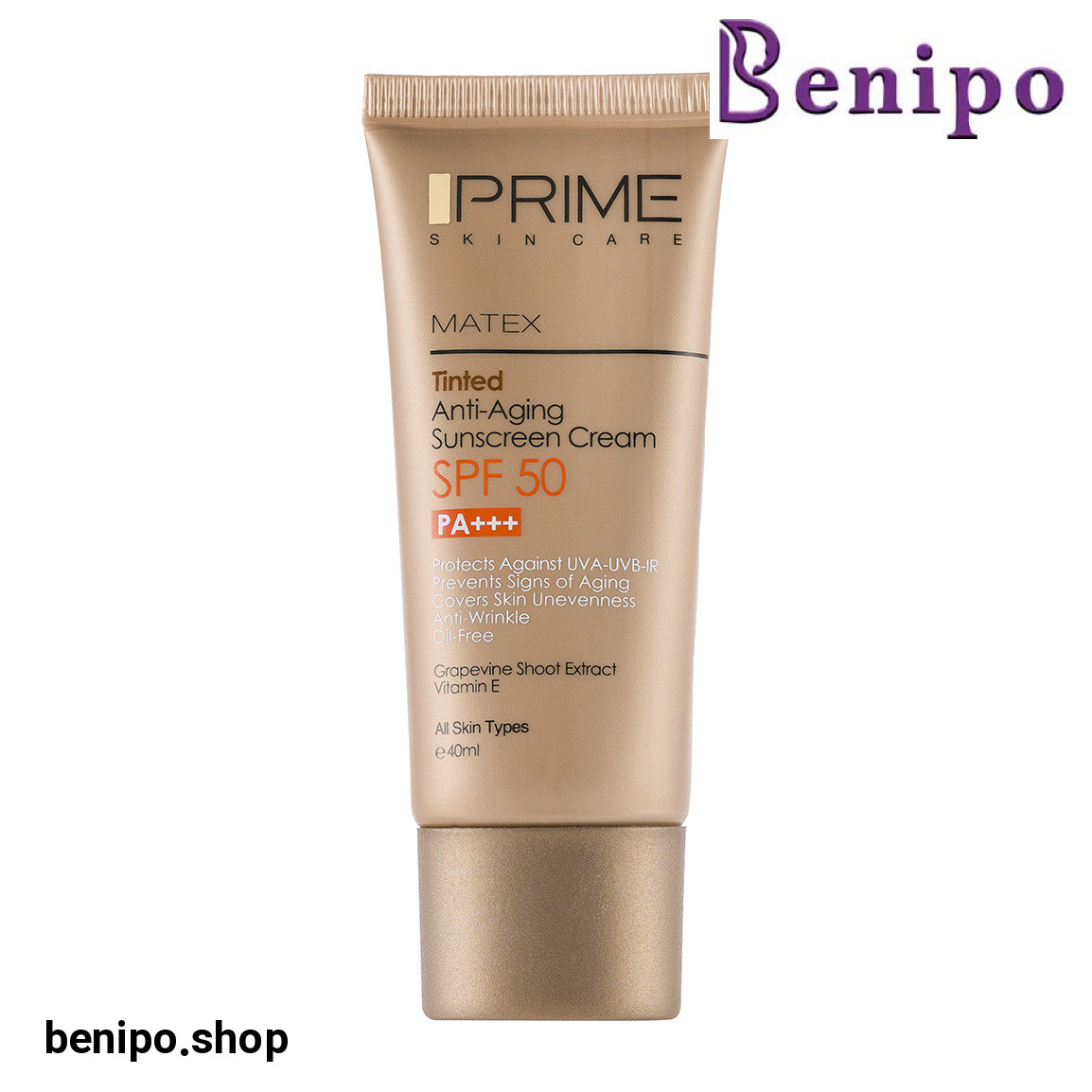 ضد آفتاب بژ طبیعی جوان کننده اس پی اف 50