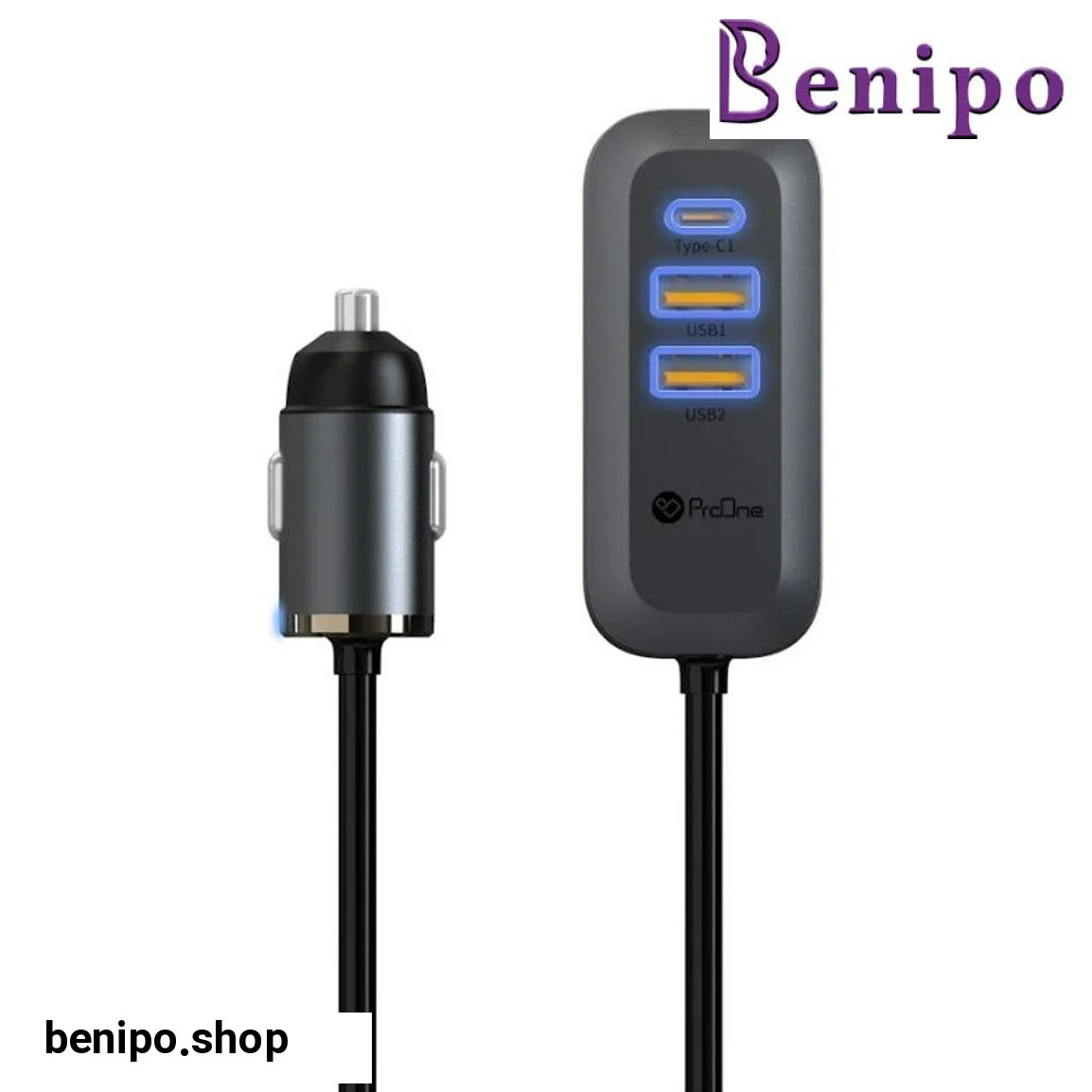 شارژر فندکی 100وات مدل PCG23