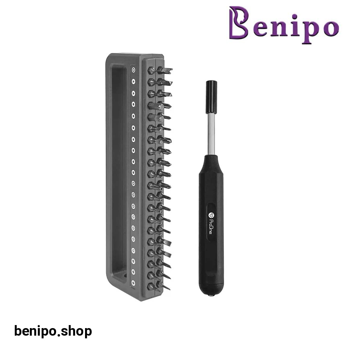 سری پیچ گوشتی یک سر چهارسو یک سر دو سو مدل PGS107 بسته 41 عددی