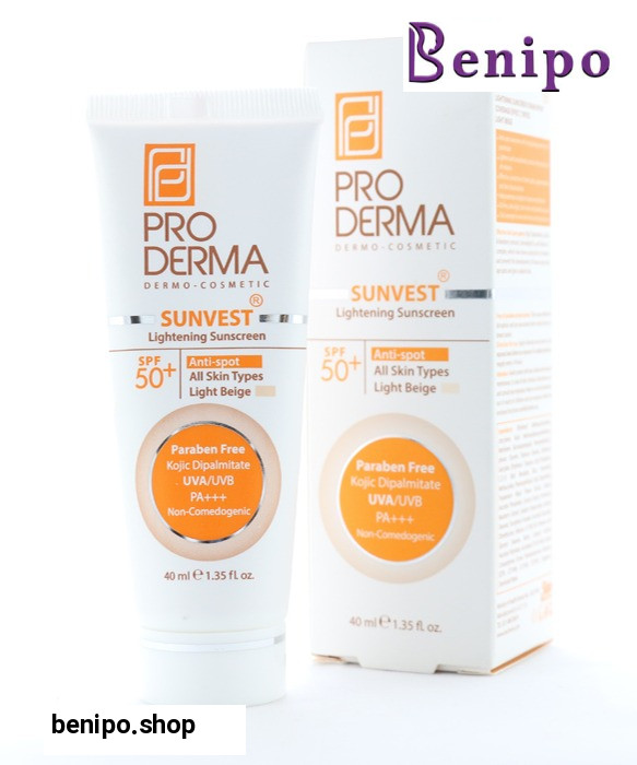 کرم ضد آفتاب اس پی اف 50 روشن کننده لکهای پوست 40 میل