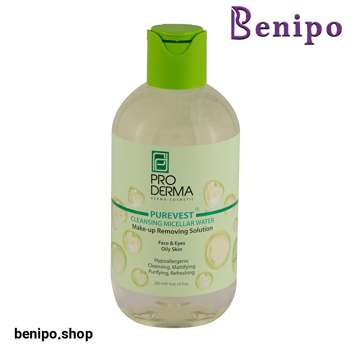 محلول پاک کننده آرایش مناسب پوست چرب 250میل