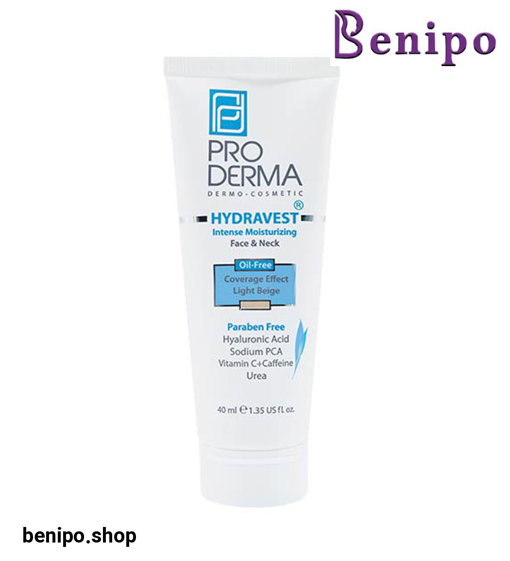 کرم مرطوب کننده صورت و گردن فاقد چربی بژ روشن 40 میل