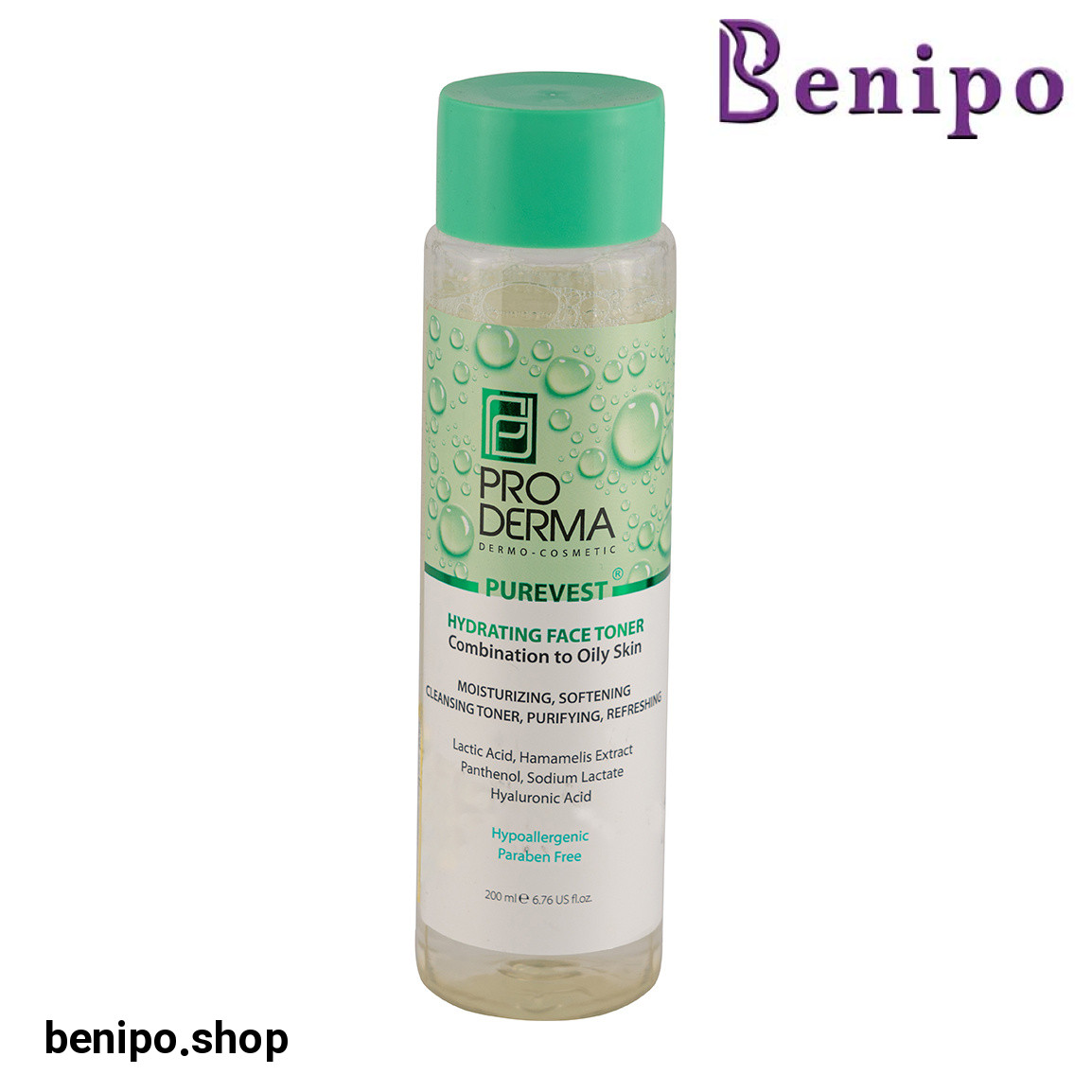 تونر آبرسان مدل Purvest مناسب پوست مختلط تا چرب حجم 200 میلی لیتر