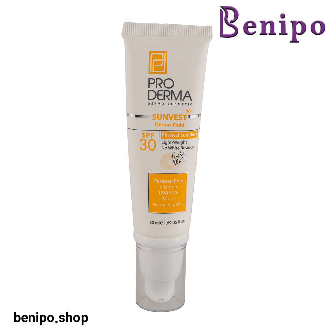 فلویید ضد آفتاب با SPF 30 فاقد جاذب های شیمیایی مناسب برای پوست معمولی و حساس حجم 50 میلی لیتر