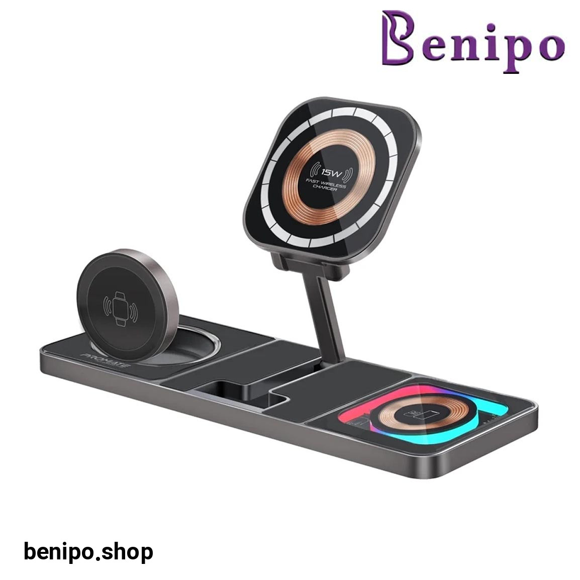 شارژر بی سیم مدل AURASLATE-TRIO