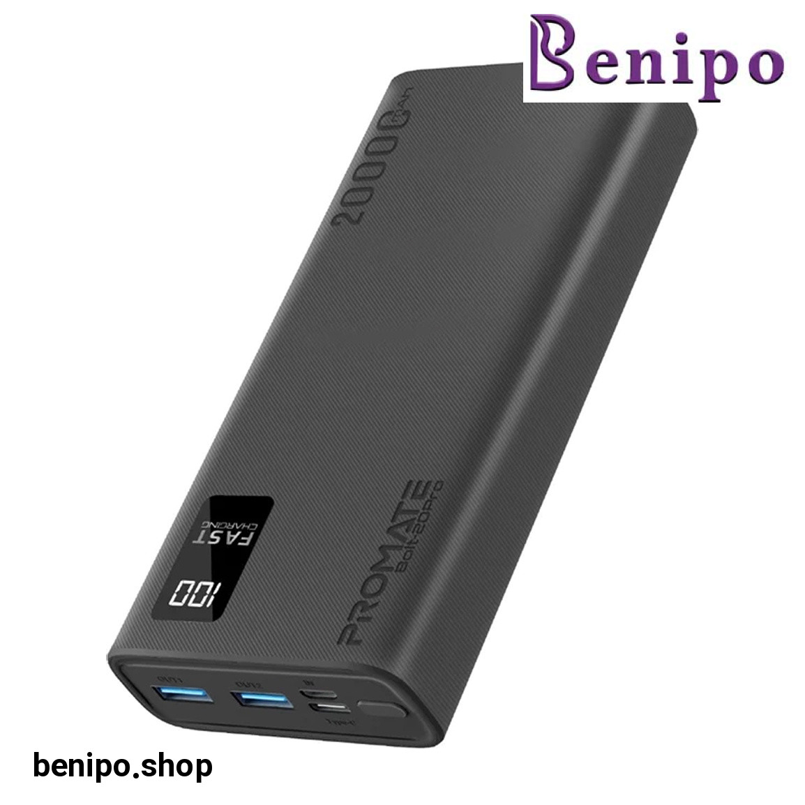 پاوربانک به ظرفیت مدل BOLT-20PRO ظرفیت 20000 میلی آمپر