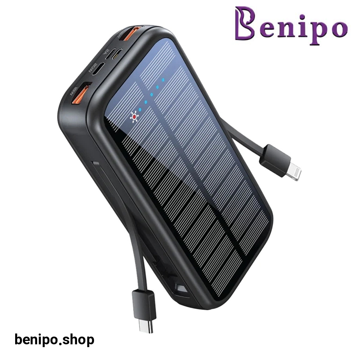 پاور بانک خورشیدی مدل SOLARTANK-20PDCI ظرفیت 20000 میلی آمپر ساعت