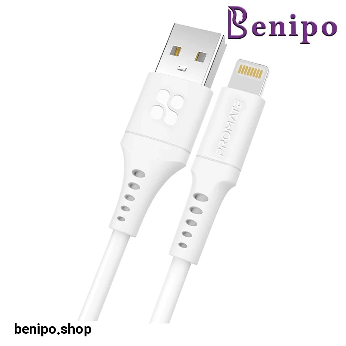 کابل USB A به لایتنینگ شارژ سریع مدل POWERLINK