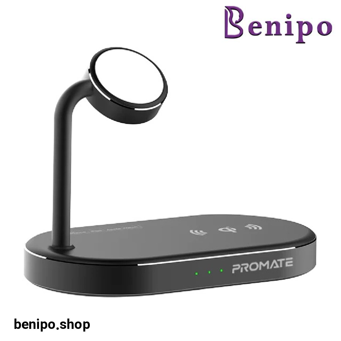 شارژر بی سیم مدل WAVEPOWER با سه درگاه شارژ