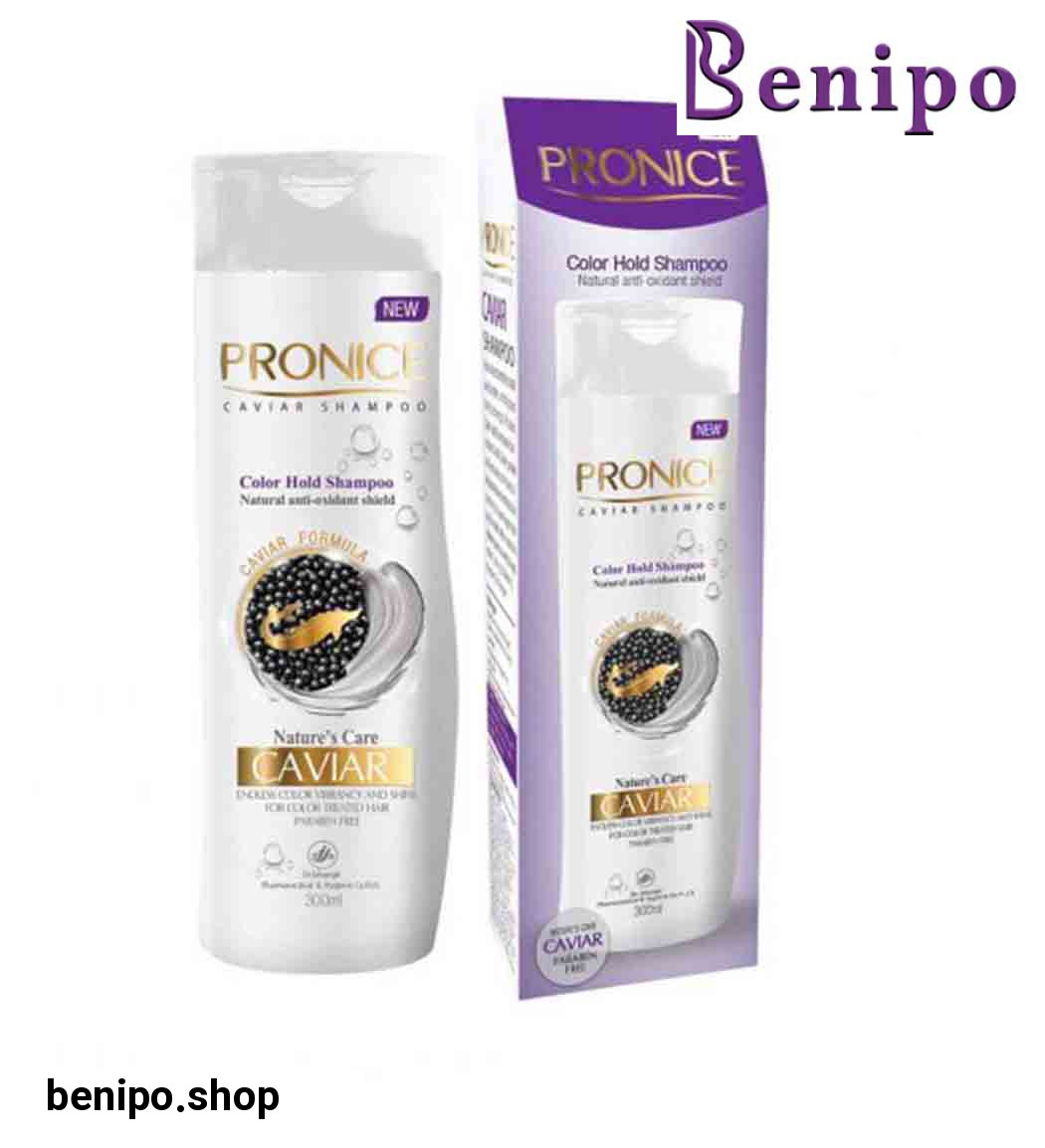 شامپو تثبیت کننده رنگ مو خاویار 300 میل