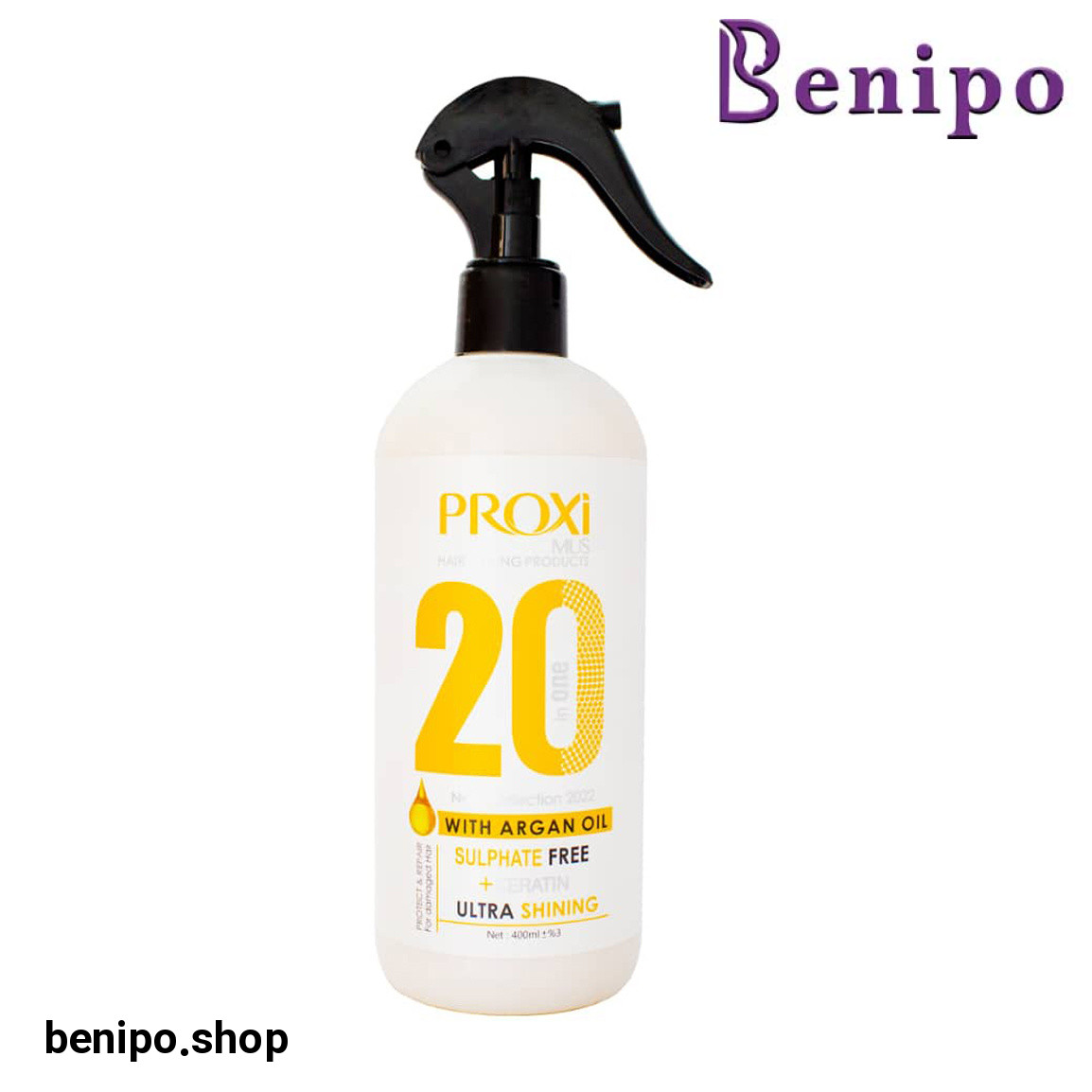 کرم مو آرگان 20 کاره حجم 400 میلی لیتر