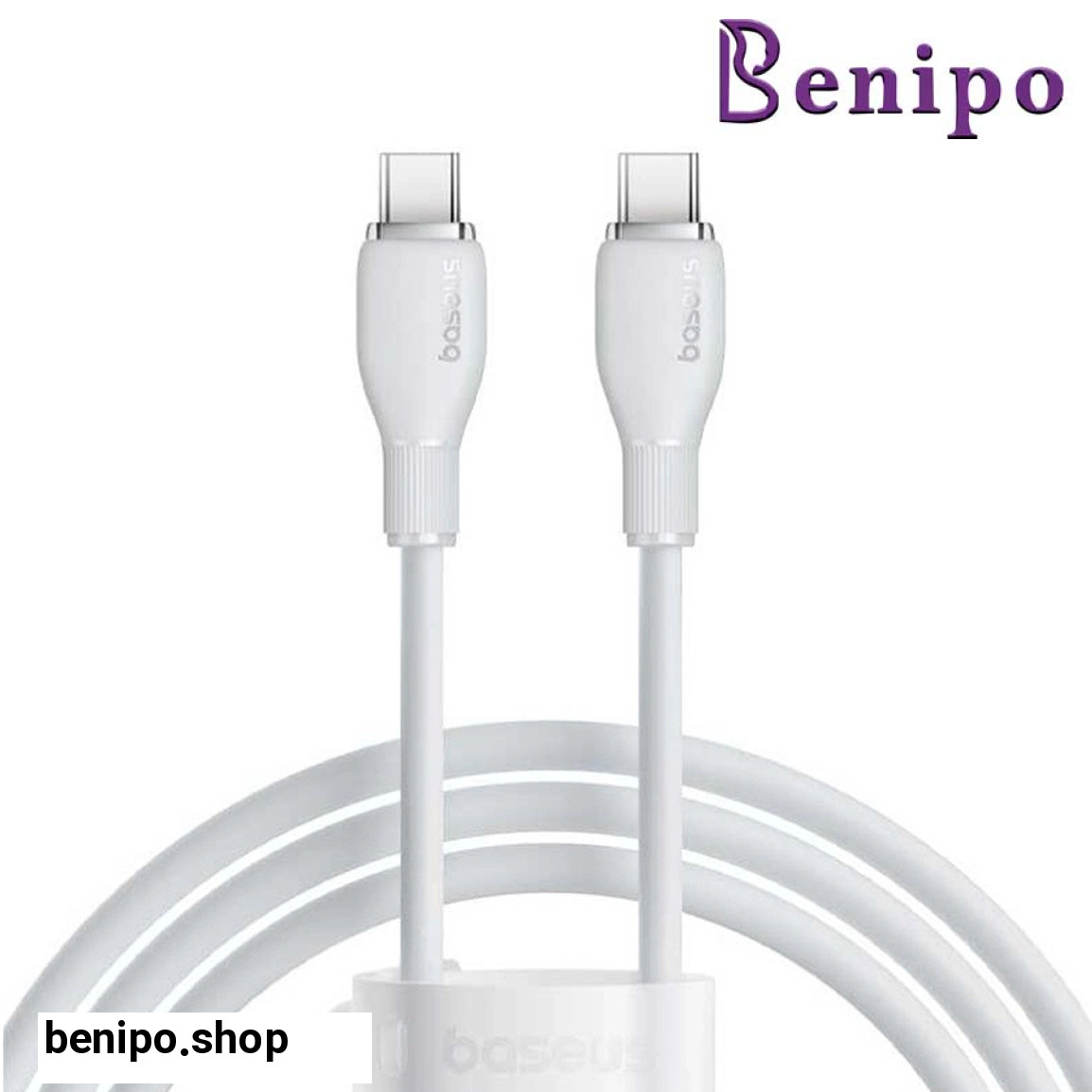 کابل شارژ سریع USB-C به USB-C مدل Pudding P10355702221 B1