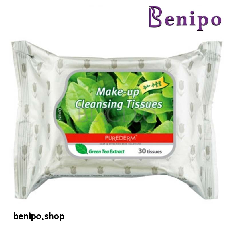 دستمال مرطوب پاک کننده آرایشی چای سبز