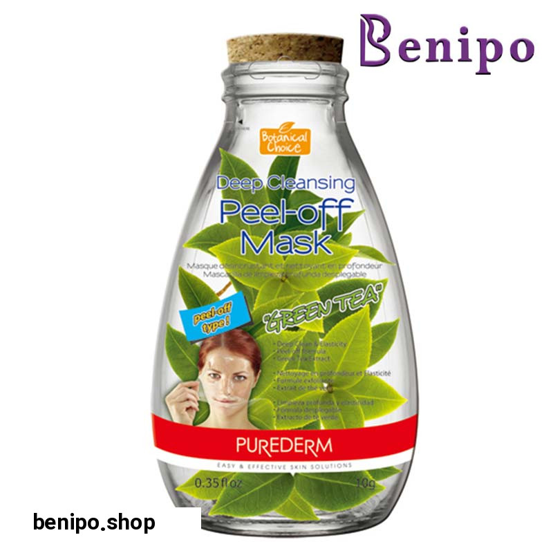 ماسک پیل آف لایه بردارچای سبز
