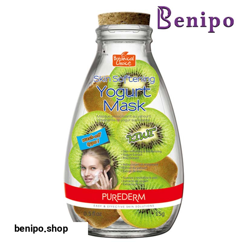 ماسک کرمی مرطوب کننده ماست و کیوی