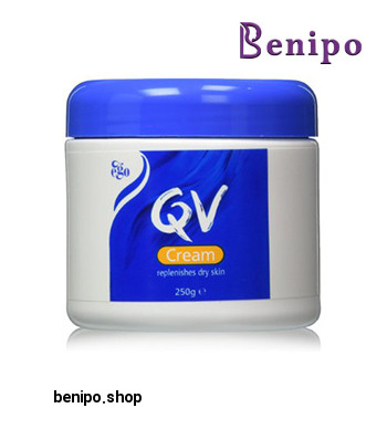 کرم ترمیم کنندۀ پوست حساس و خشک 250 گرمی کیو-وی