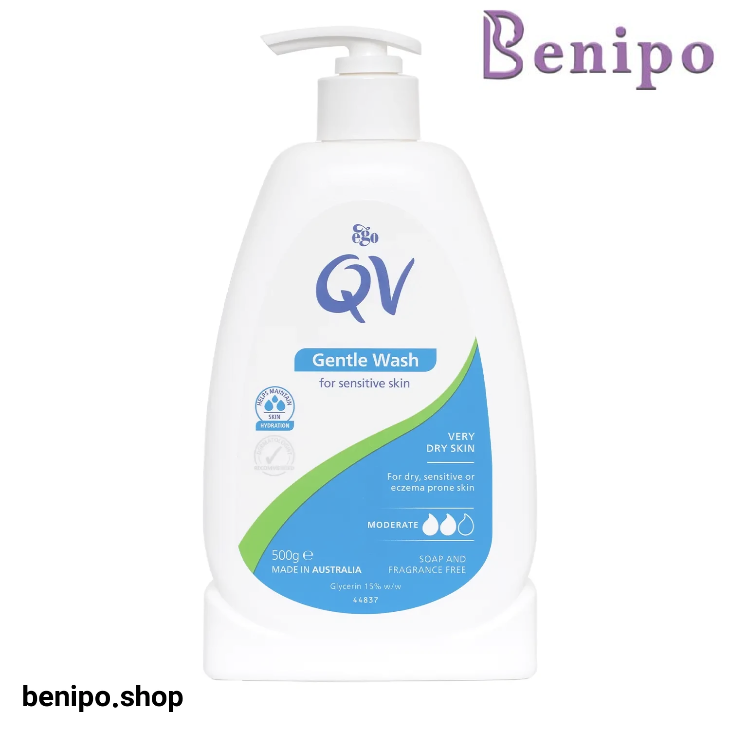 شوینده پوست خشک و حساس کیووی Gentle Wash