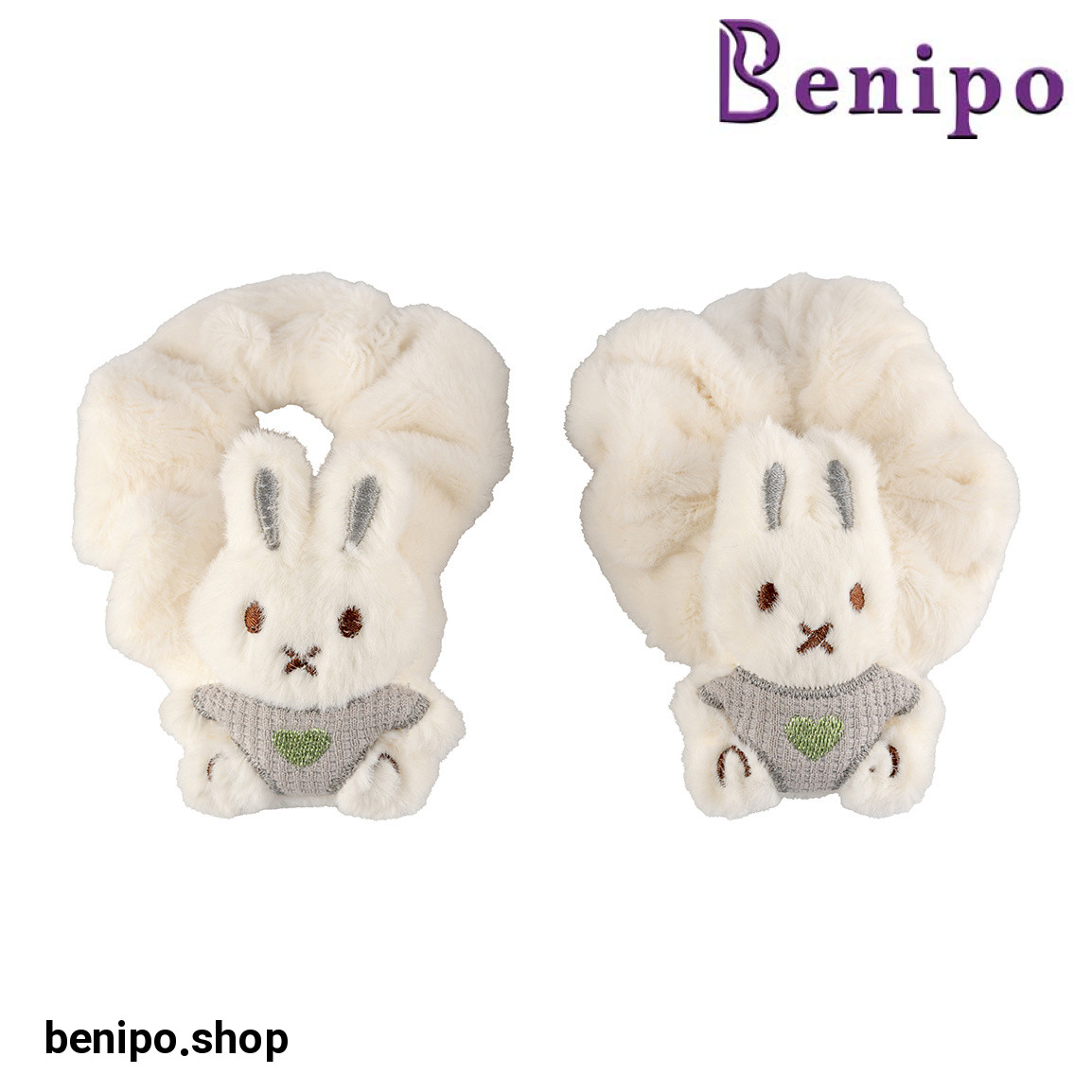 کش سر پشمی مدل خرگوشی بسته 2 عددی