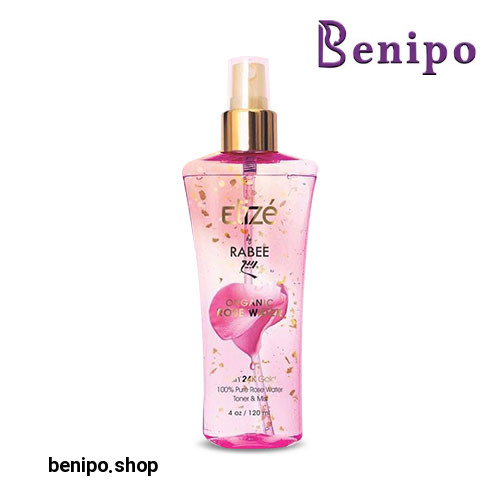 اسپری تونر گلاب با تراشه طلا الیزه 120 میلی لیتر