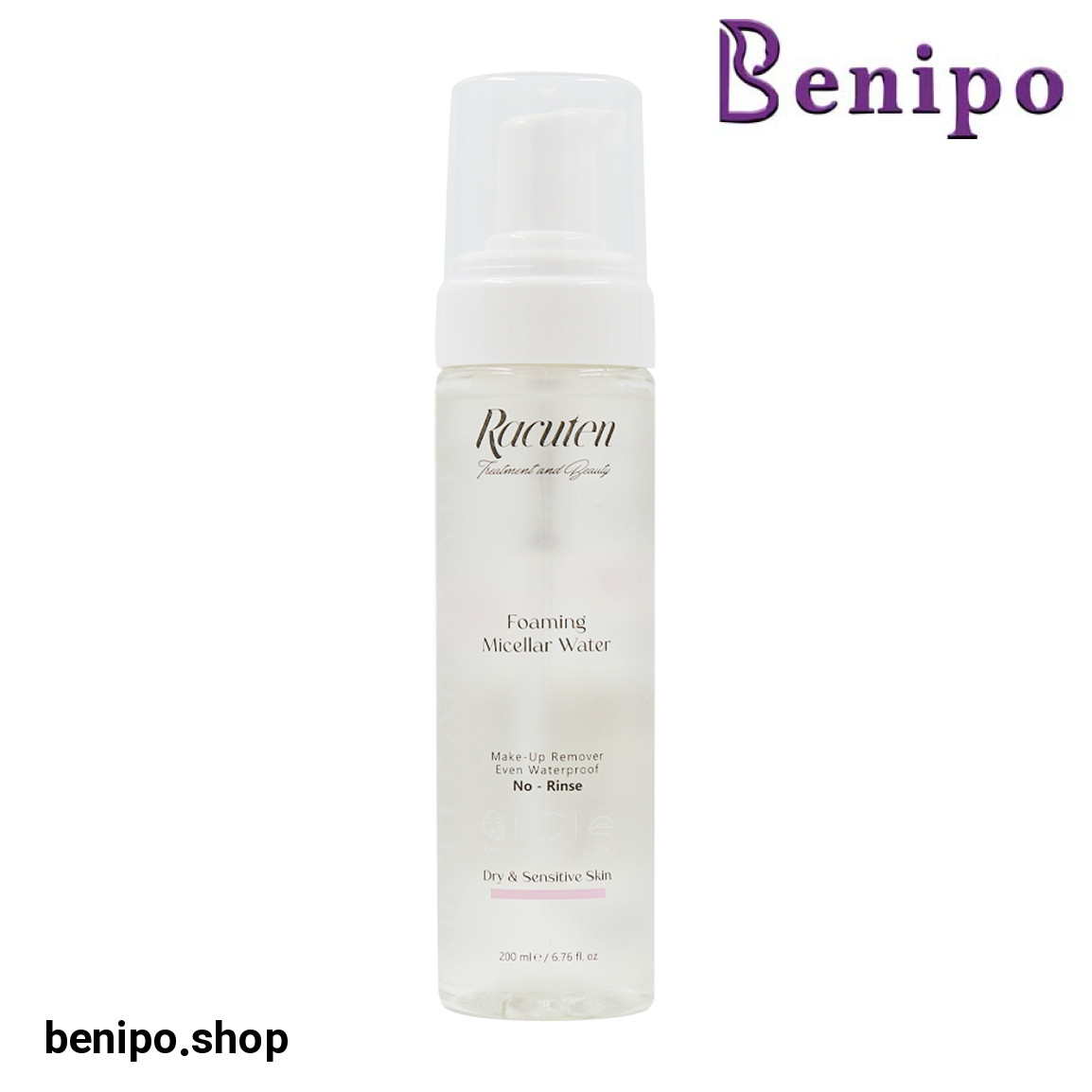 فوم میسلار پاک کننده مناسب پوست خشک و حساس حجم 200 میلی لیتر