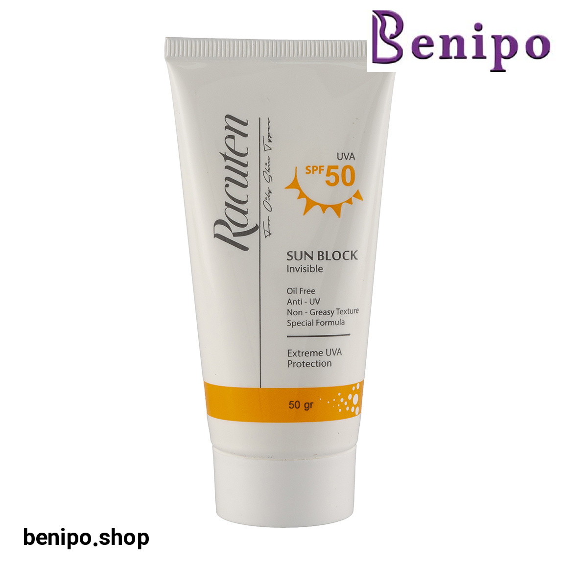 ضد آفتاب بی رنگ 50میل اس پی اف 50