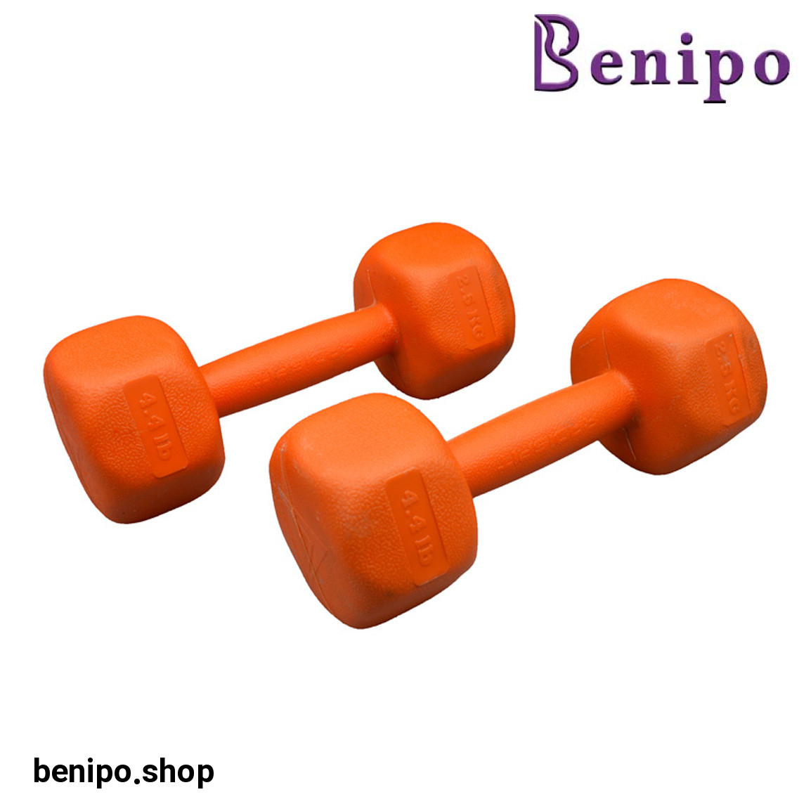 دمبل وزن 2.5 کیلو گرم بسته دو عددی