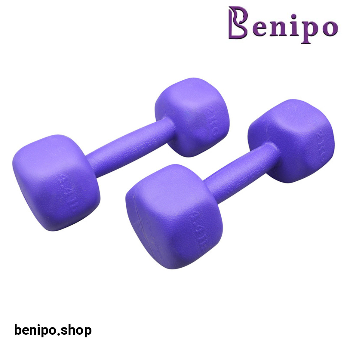 دمبل وزن 2 کیلوگرم بسته دو عددی