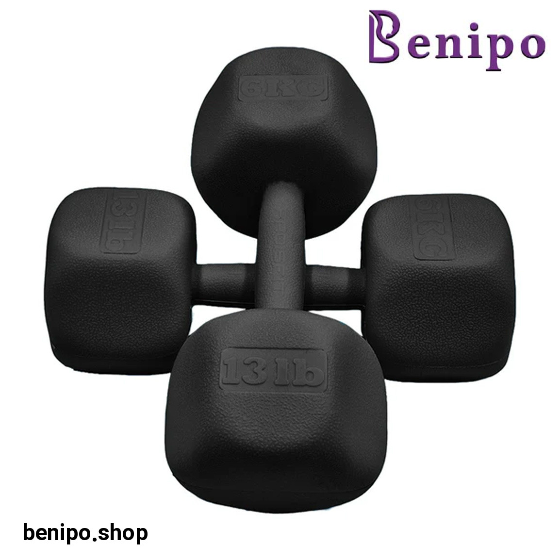 دمبل مدل RFP-6 Power وزن 6 کیلو گرم بسته 2 عددی