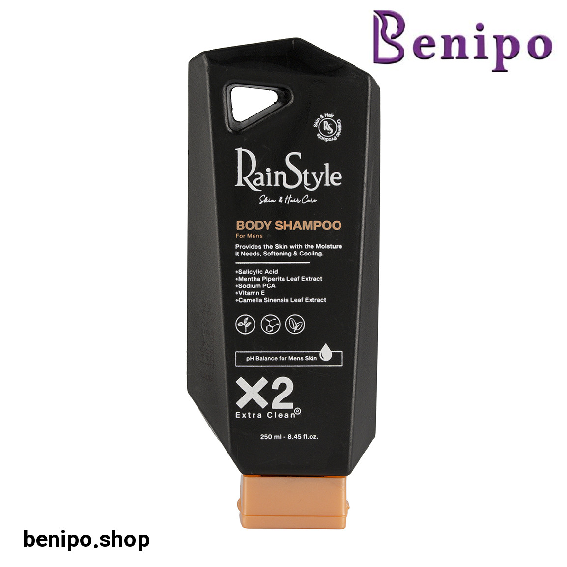 شامپو بدن آقایان مدل خنک کننده حجم 250 میلی لیتر