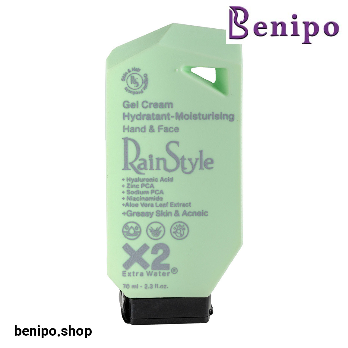 ژل کرم آبرسان مناسب پوست چرب حجم 70 میلی لیتر