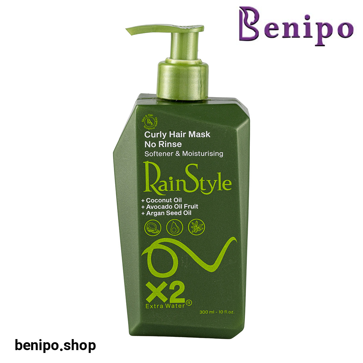 ماسک مو بدون نیاز به آبکشی مناسب مو مجعد و وز حجم 300 میلی لیتر