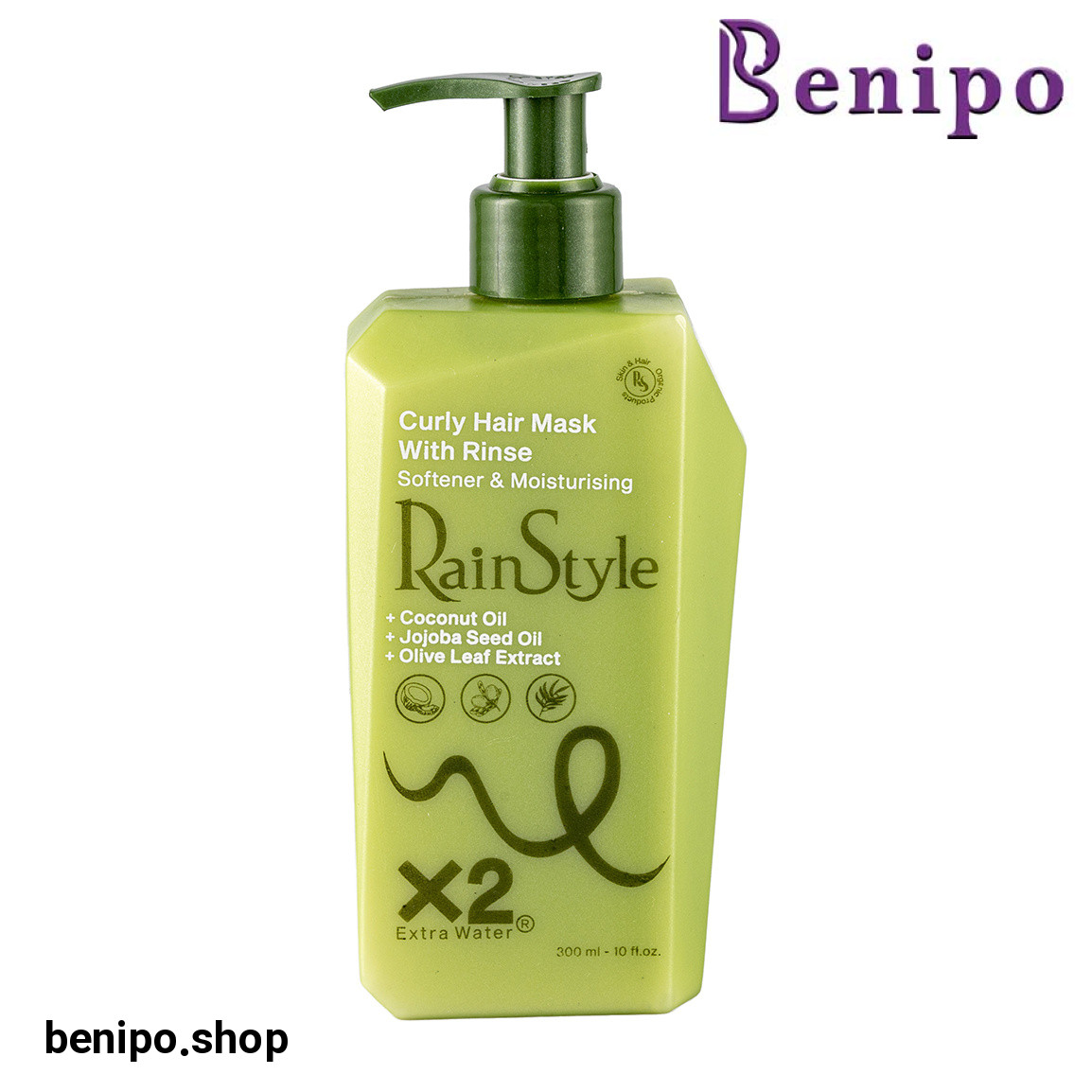 ماسک مو همراه با آبکشی مناسب مو مجعد و وز حجم 300 میلی لیتر