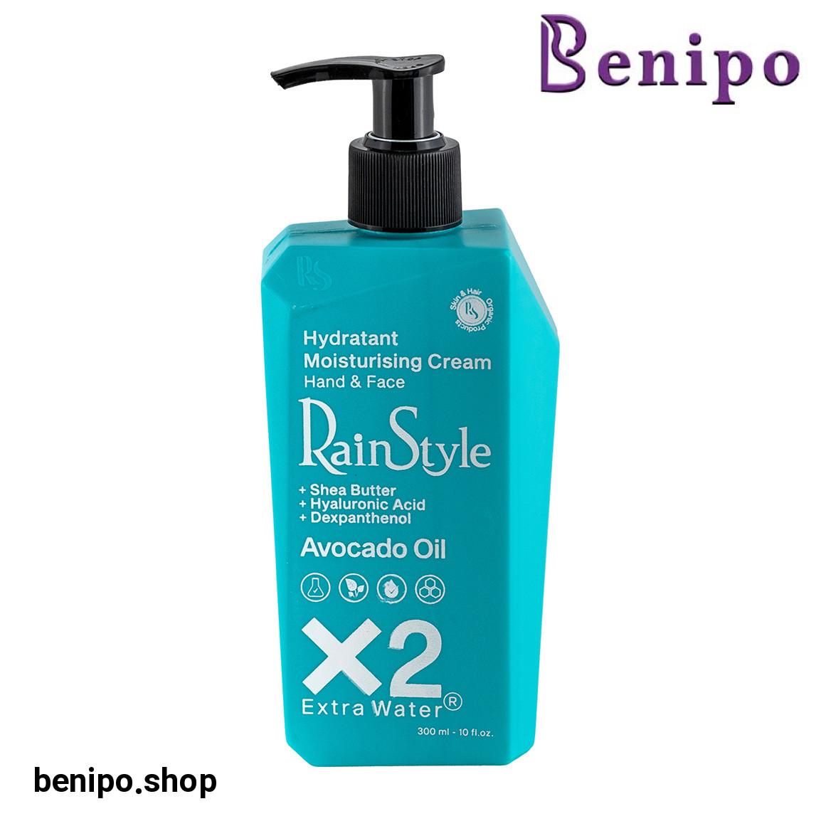 کرم آبرسان حاوی روغن آووکادو مناسب پوست خشک و حساس حجم 300 میلی لیتر