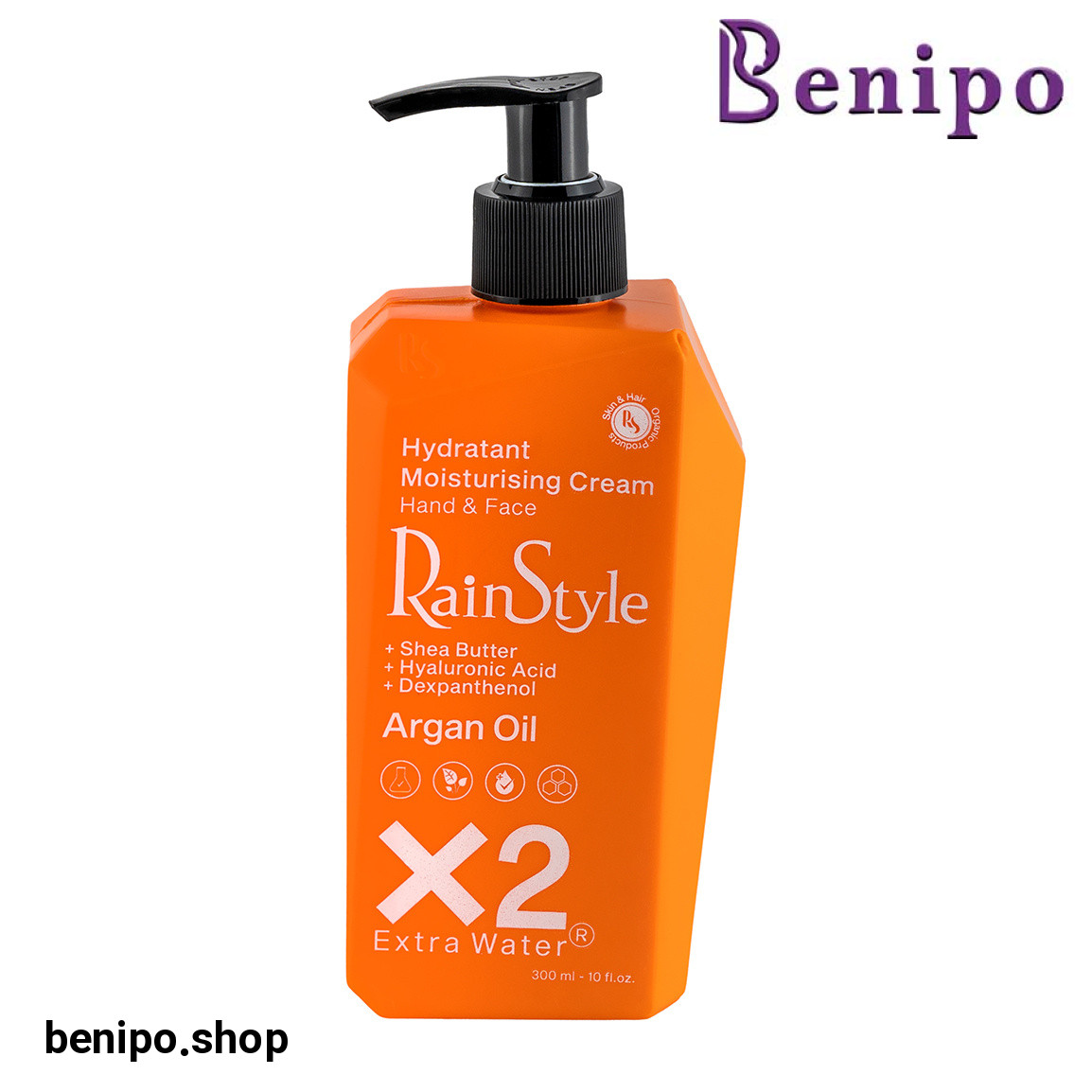 کرم آبرسان حاوی روغن آرگان مناسب پوست نرمال تا خشک حجم 300 میلی لیتر