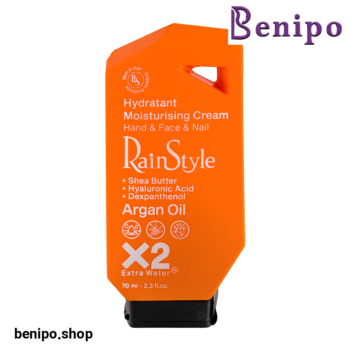 کرم آبرسان حاوی روغن آرگان مناسب پوست نرمال تا خشک حجم 70 میلی لیتر