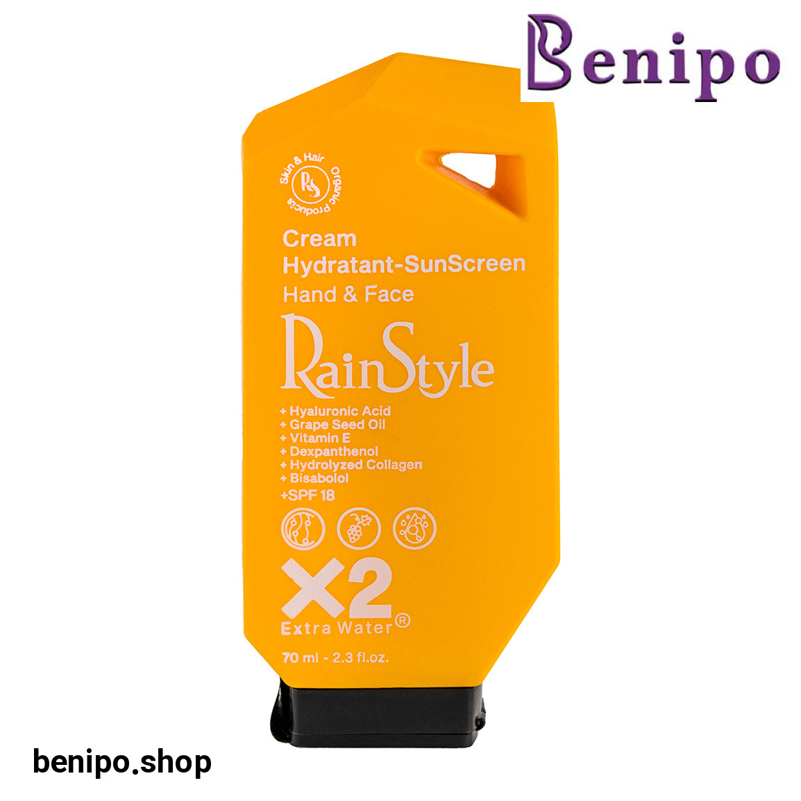 کرم ضد آفتاب آبرسان با SPF18 مناسب انواع پوست حجم 70 میلی لیتر