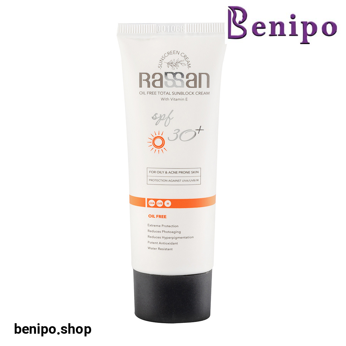 کرم ضد آفتاب بی رنگ با SPF 30 مناسب پوست چرب و مستعد آکنه حجم 40 میلی لیتر