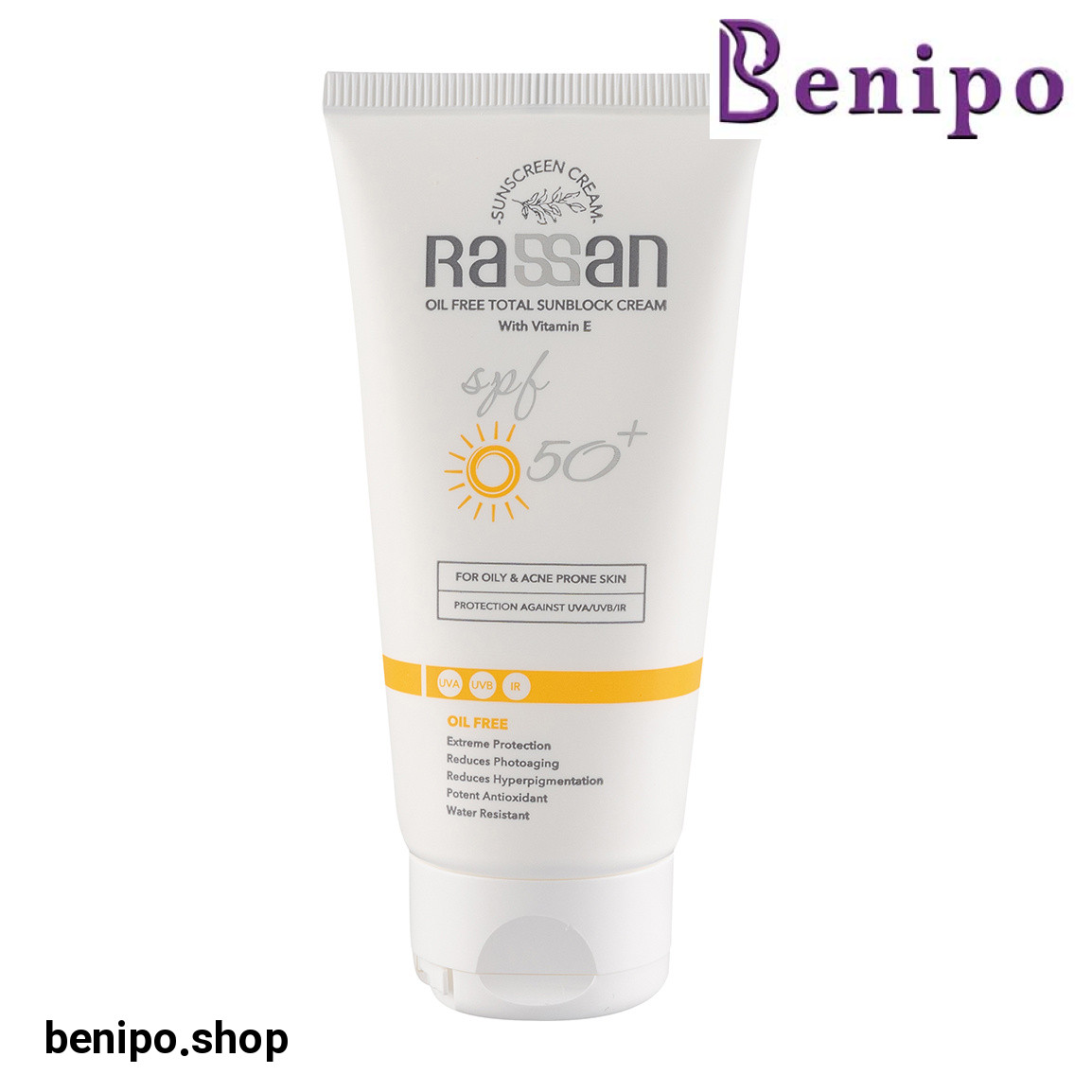 کرم ضد آفتاب بی رنگ با SPF 50 مناسب پوست چرب و مستعد آکنه حجم 40 میلی لیتر