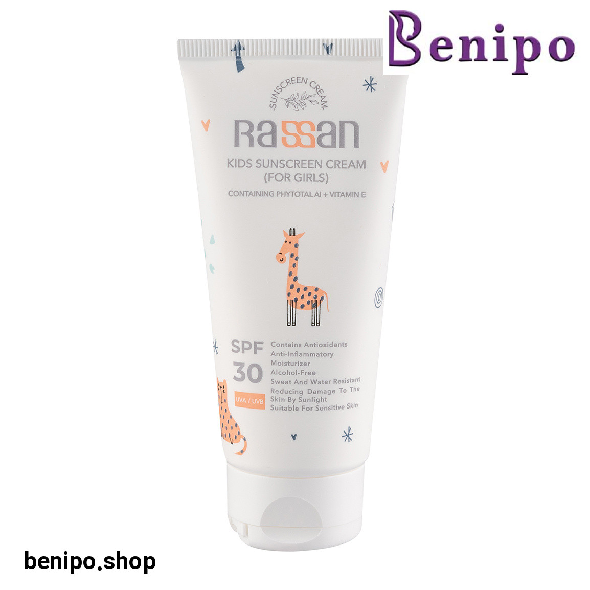 کرم ضد آفتاب دخترانه با SPF 30 حجم 40 میلی لیتر