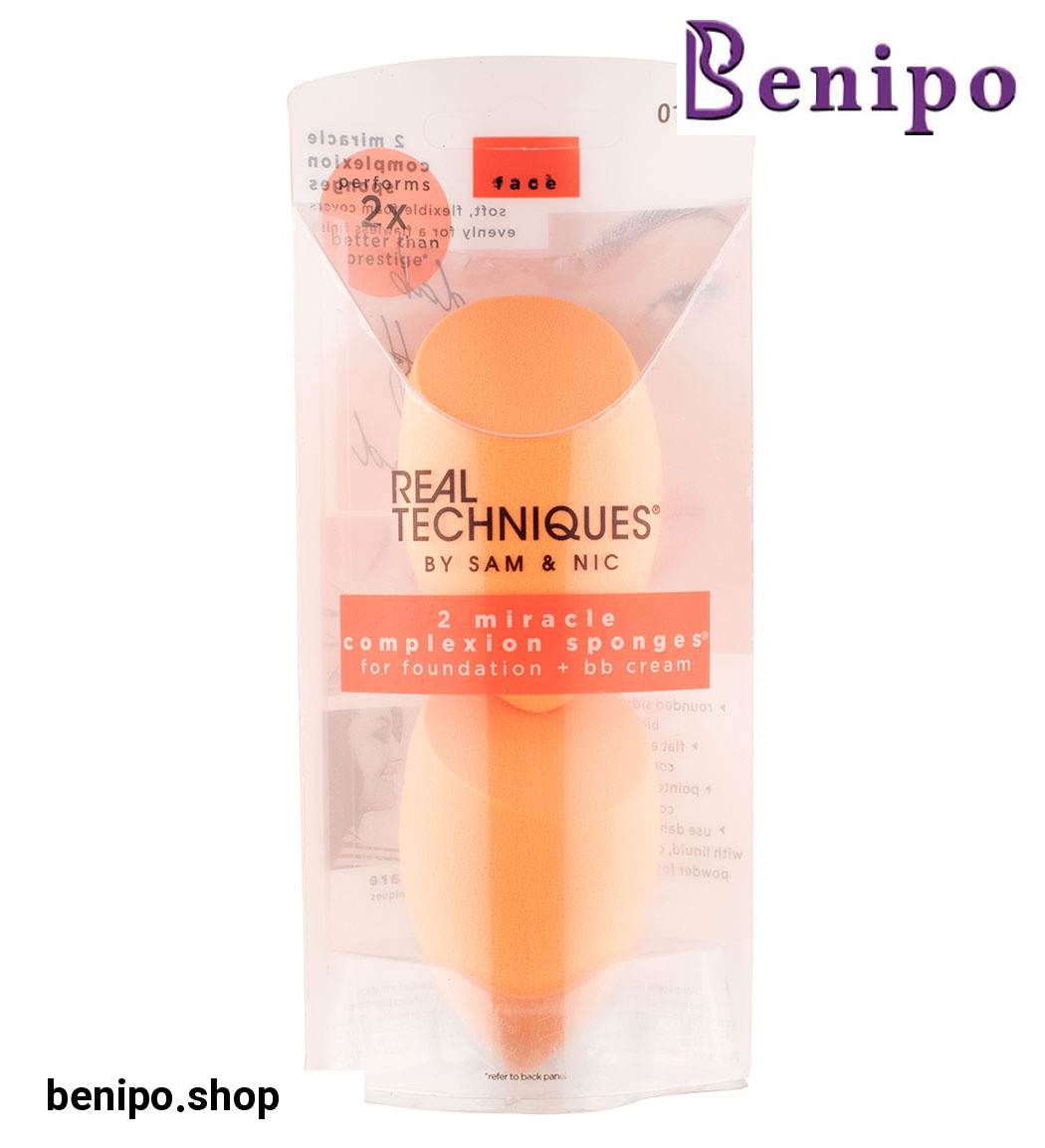 پد آرایشی 2 عدد مناسب انواع کرم پودر و بی بی کرم