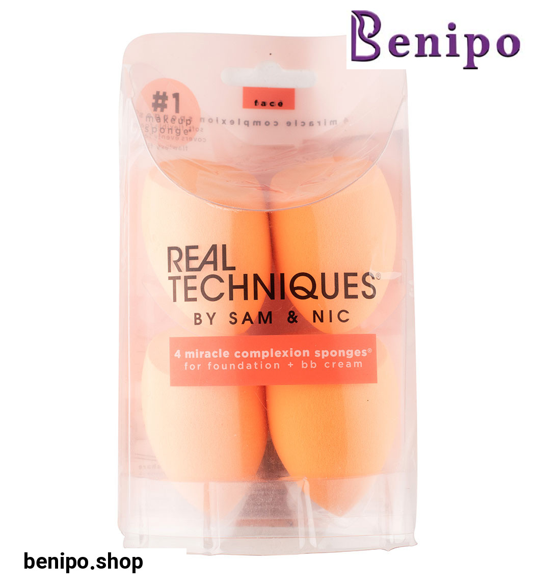 پد آرایشی 4 عدد مناسب انواع کرم پودر و بی بی کرم