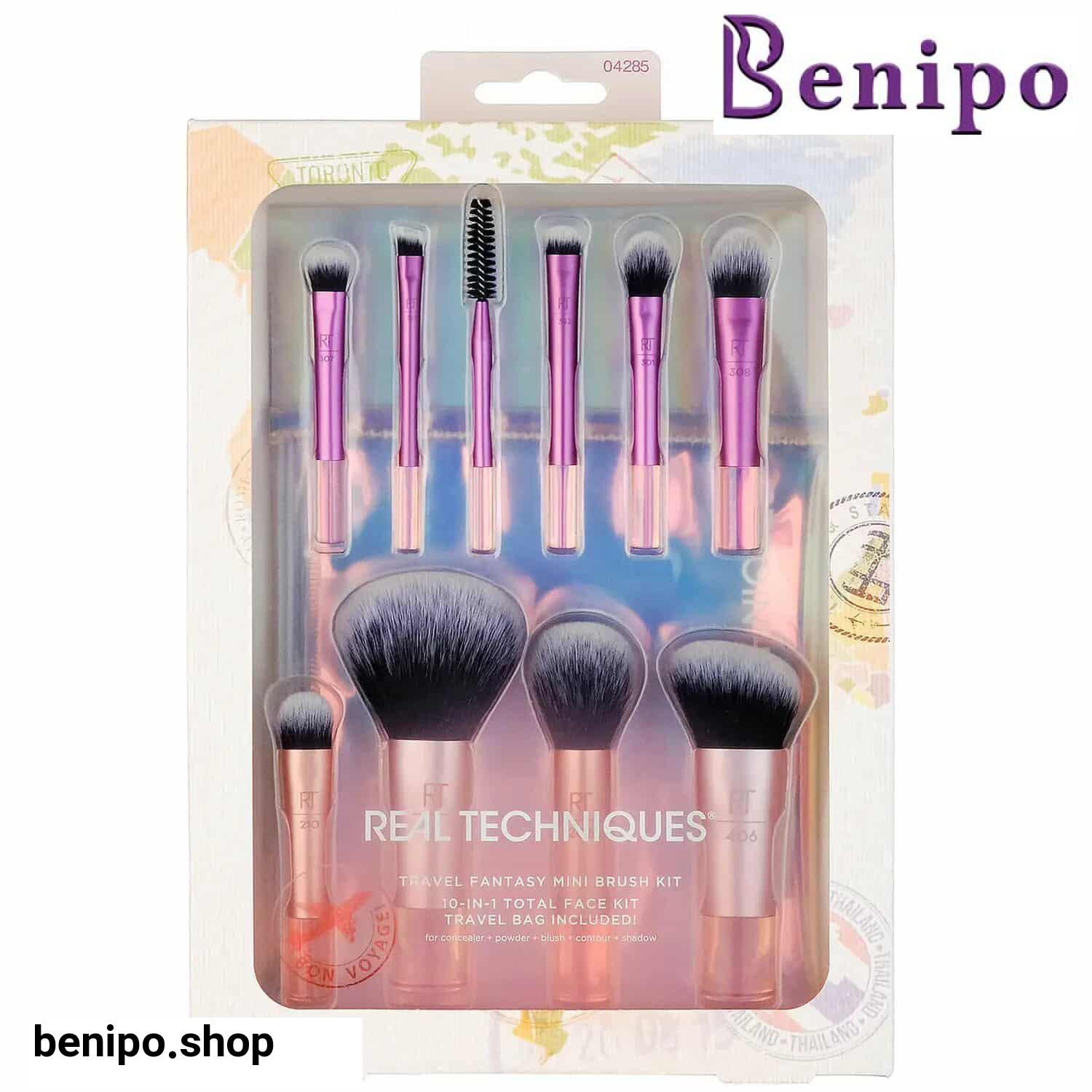 ست براش مسافرتی 10 عددی ریل تکنیک