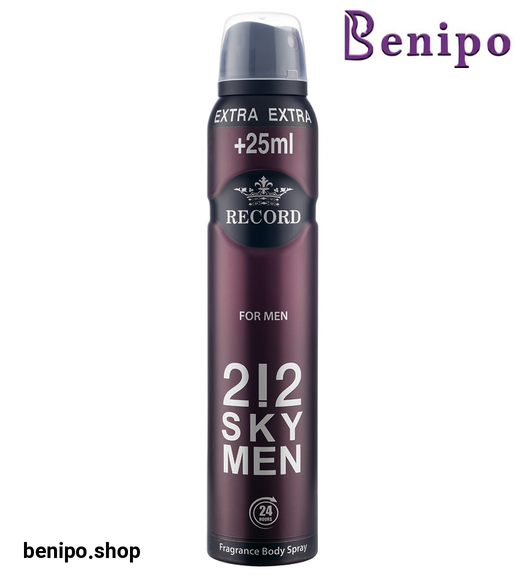 اسپری دئودورانت مردانه 212sky حجم 225میل