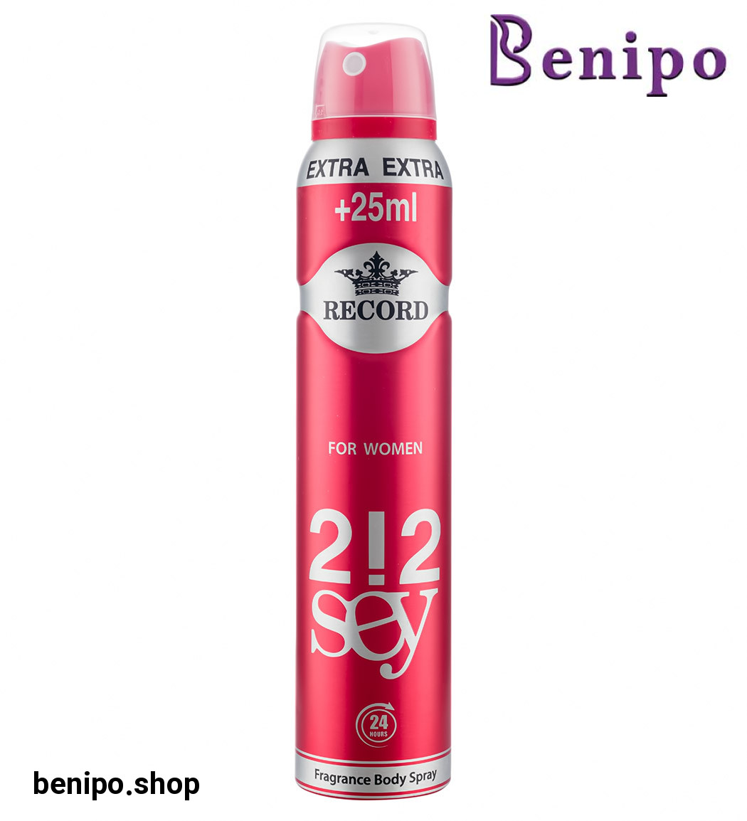 اسپری دئودورانت زنانه 212sky حجم 225میل