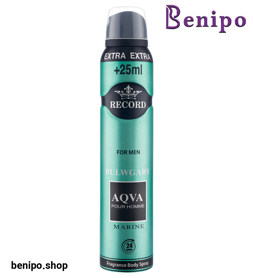 اسپری بدن مردانه مدل Aqua Pour Homme Marine حجم 225میل